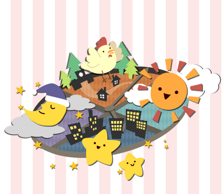 レトロスタンプの着せ替え